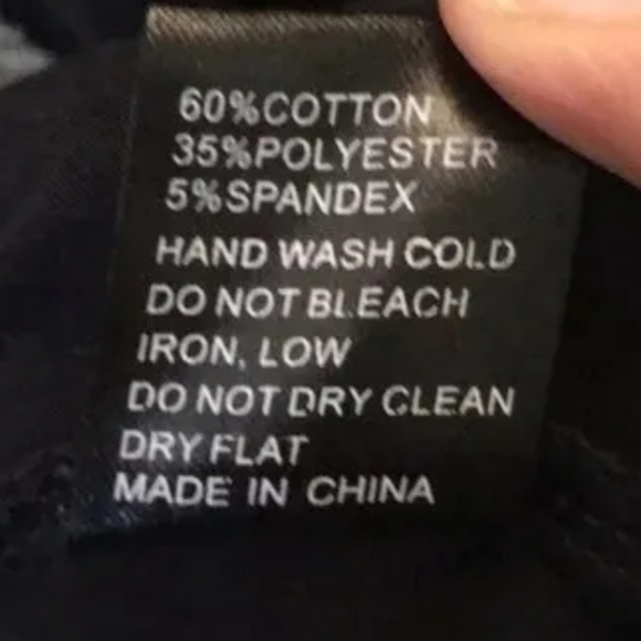 POL Tribal Bohomeian Embroidered Navy Top Size Small - Picture 5 of 9